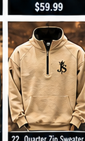 Quarter Zip Sweater