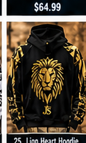 Lion Heart Hoodie