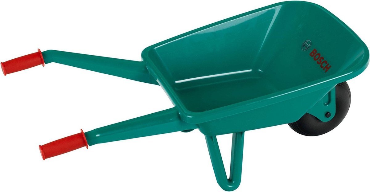 Klein toys - bosch wheelbarrow - toy wheelbarrow - toy garden tools - garden toys