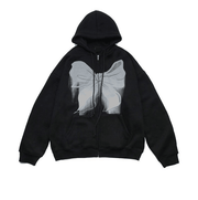 Loose Zipper Hoodie Jacket - Street Fashion Brand