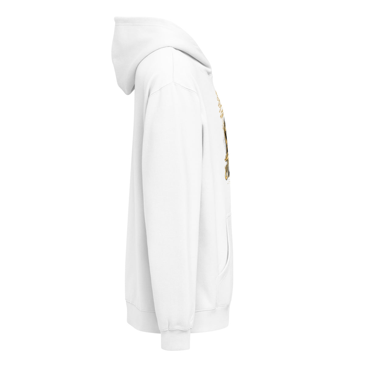 JUST STYLE CUSTOM WHITE SIGNATURE HOODIE
