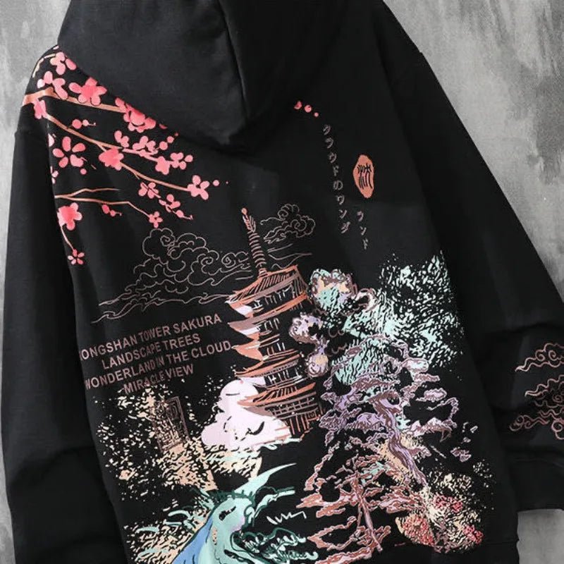Men's Fleece Hoodie - Harajuku Style Streetwear Jacket
