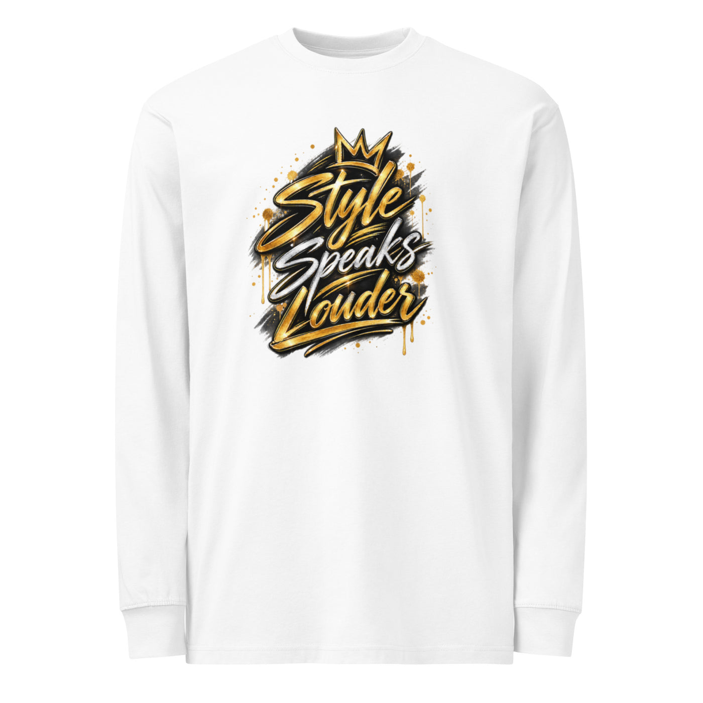 JUST STYLE MEN’S HEAVYWEIGHT LONG SLEEVE T-SHIRT