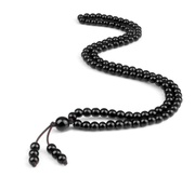 Men's Natural Stone Malachite 108 Beaded Necklace