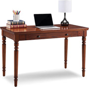Mission Oak Finish Desk 48Inch Solid Wood Keyboard Drawer