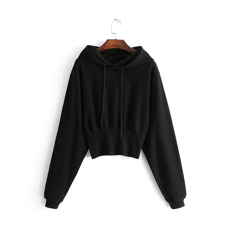 New Women's High-Waist Hoodie Sports Jacket Autumn Fashion