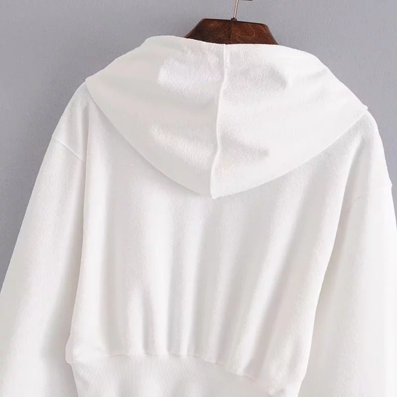 New Women's High-Waist Hoodie Sports Jacket Autumn Fashion