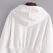 New Women's High-Waist Hoodie Sports Jacket Autumn Fashion