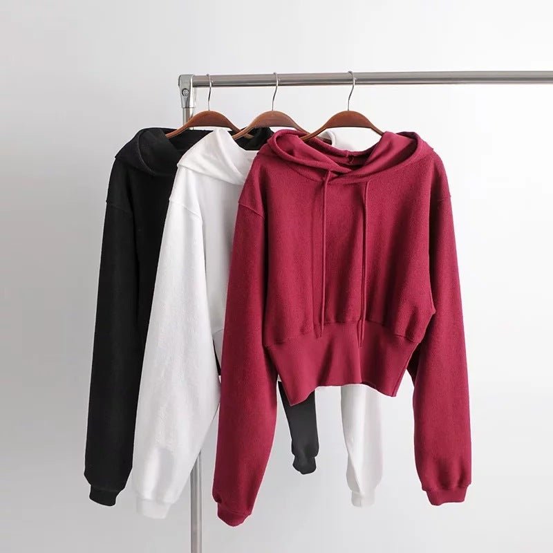 New Women's High-Waist Hoodie Sports Jacket Autumn Fashion
