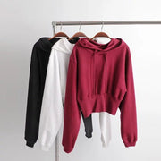 New Women's High-Waist Hoodie Sports Jacket Autumn Fashion