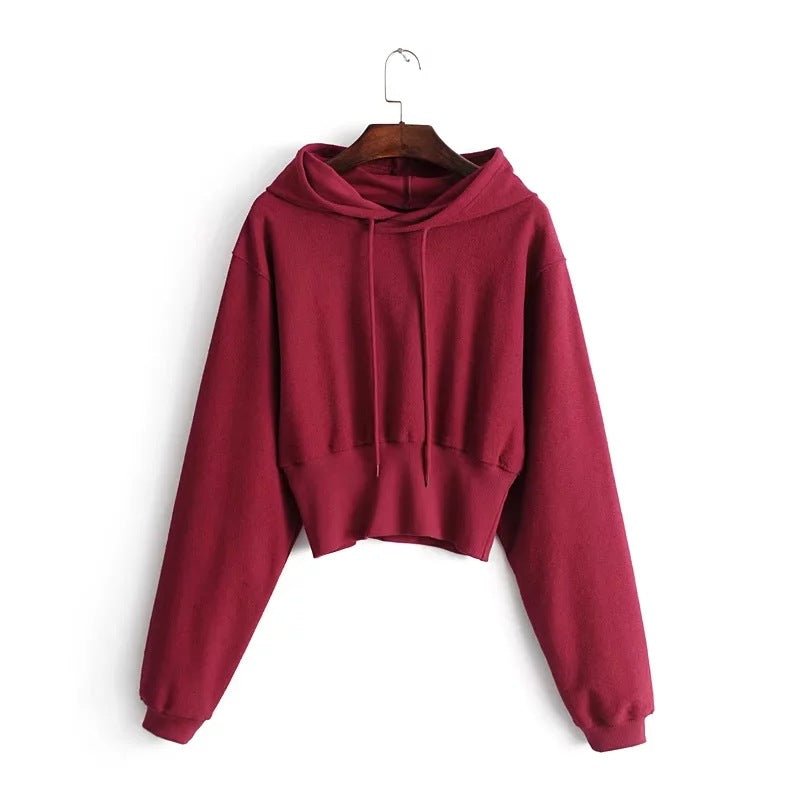 New Women's High-Waist Hoodie Sports Jacket Autumn Fashion