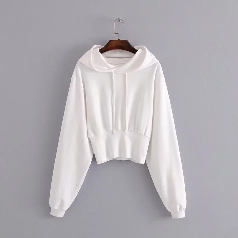 New Women's High-Waist Hoodie Sports Jacket Autumn Fashion