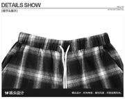 Nine-Point Pants, Plaid Pants, Harem Pants, Straight Pants
