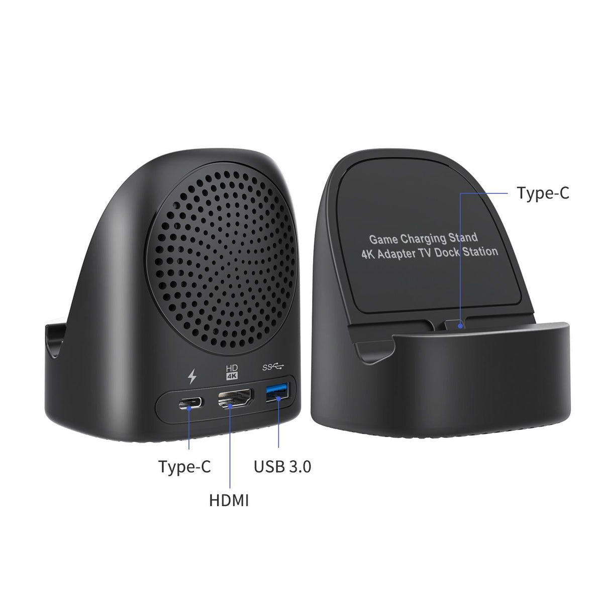 NNEIDS 4K Tv Dock With Game Charging And Adapter