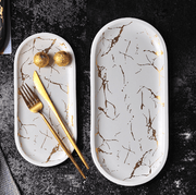 Nordic Style Fish Plate - Creative Ceramic Dish