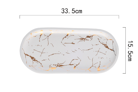 Nordic Style Fish Plate - Creative Ceramic Dish