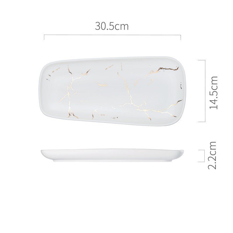 Nordic Style Fish Plate - Creative Ceramic Dish
