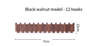 Piano-Key Wall Coat Rack