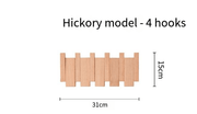 Piano-Key Wall Coat Rack