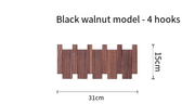 Piano-Key Wall Coat Rack