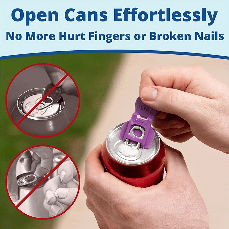 Plastic Cola Can and Bottle Opener – Simple, Small, and Easy to Use