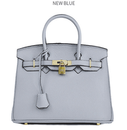 Platinum Bag in First Layer Cowhide for Women
