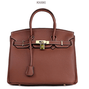Platinum Bag in First Layer Cowhide for Women