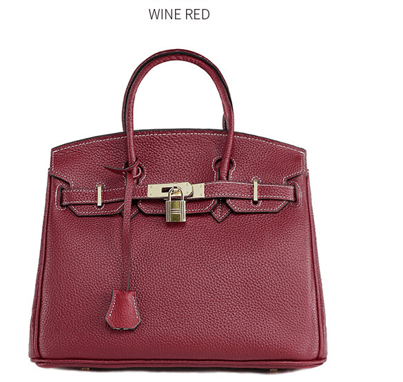 Platinum Bag in First Layer Cowhide for Women