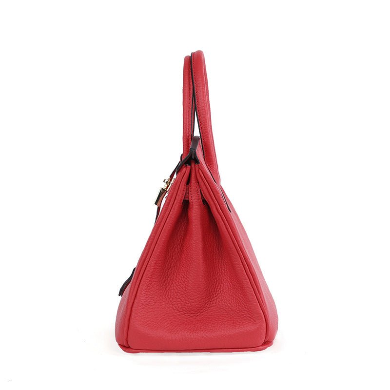 Platinum Bag in First Layer Cowhide for Women