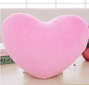 Plush Heart-Shaped Pillow