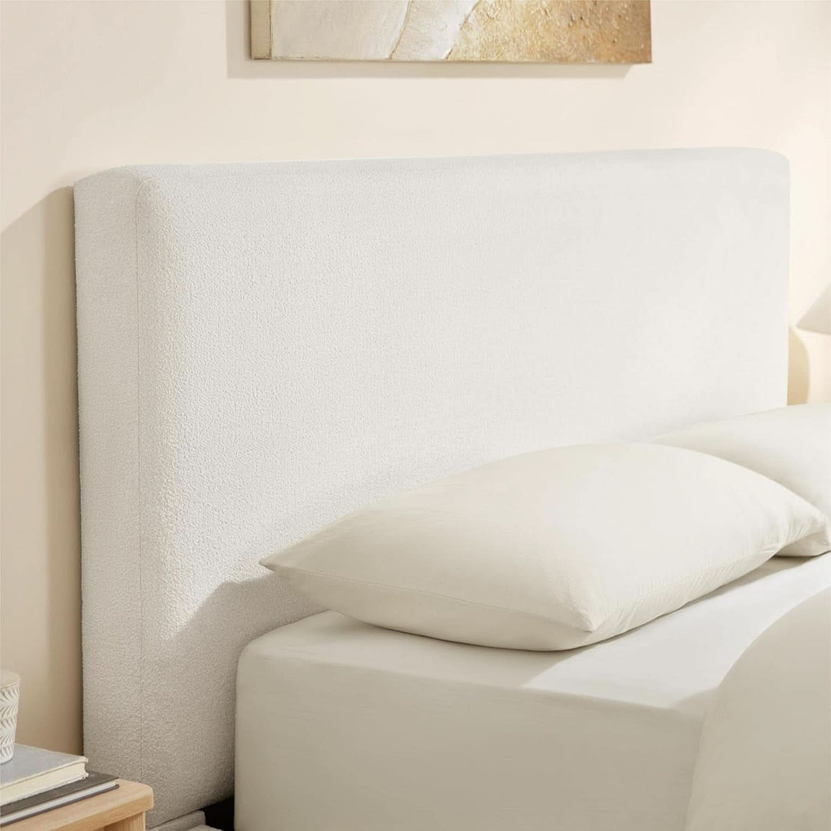 Queen Size Luxurious Upholstered Platform Bed Frame