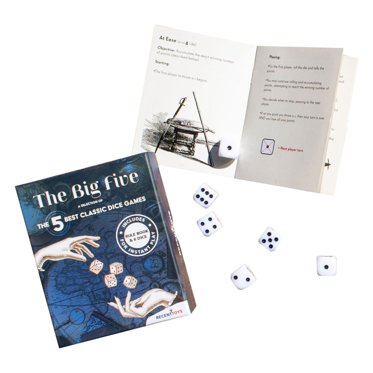 Recent toys the big five classic dice games