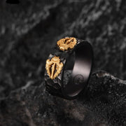 Retro Geometric Adjustable Ring