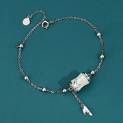 S925 Sterling Silver Natural Tianyuzhu Bracelet Necklace