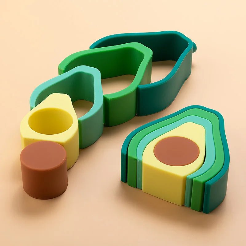 Silicone Stacking Toys Fruit