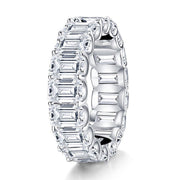 Sterling Silver High-Carbon Diamond Simulant Ring