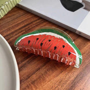 Summer Acrylic Fruit Hair Claw Clip for Women