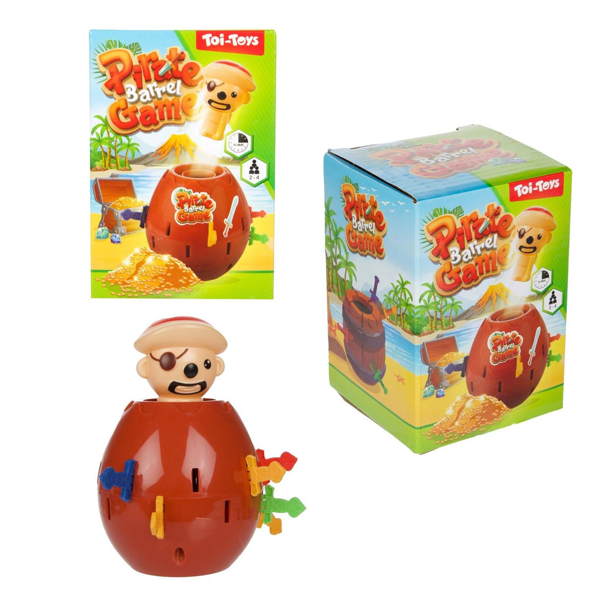 Toi-toys toi toys games mini game pierce the pirate barrel with swords