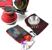 Travel Organizer Bag Set with 5 Camping Accessories