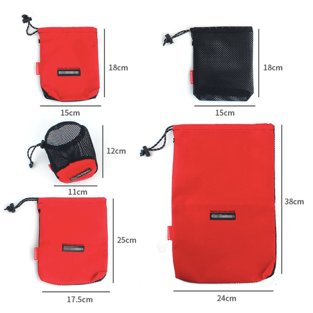 Travel Organizer Bag Set with 5 Camping Accessories