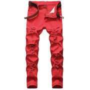 Trendy Fashion Stretch Ripped Jeans for Women
