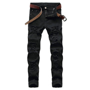 Trendy Fashion Stretch Ripped Jeans for Women