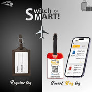 Smart Bag Security Tag - Turkey Flag [Pack 2]