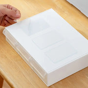 Under Desk Drawer Organizer Box with Multi-grid Storage
