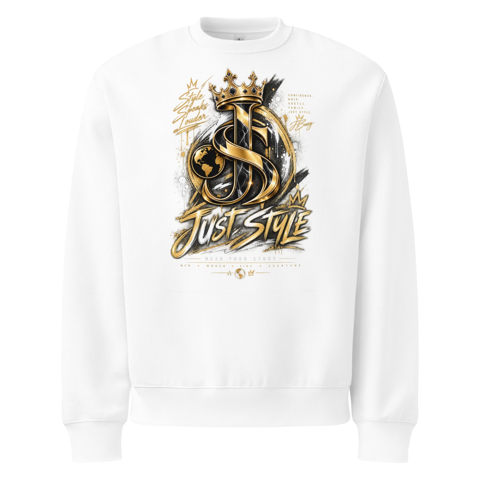 Just Style Custom Oversized Heavyweight Sweatshirt