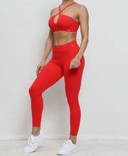 V Back Leggings