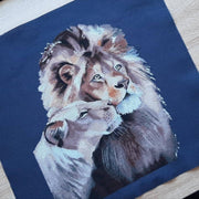 Wild cat Leos - PDF Counted Cross Stitch Pattern
