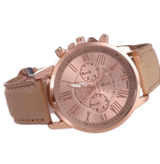 Women's Leather Watch & Men's Outdoor Quartz Watch