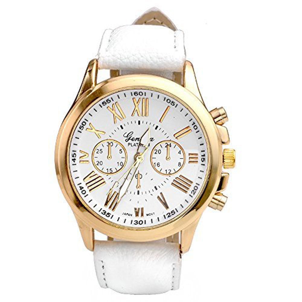 Women's Leather Watch & Men's Outdoor Quartz Watch