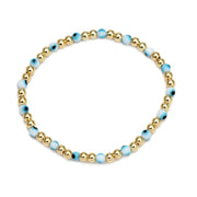 Women's New Eye Beads Bracelet Set